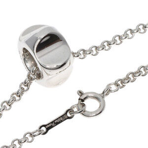 Tiffany Paloma Picasso Groove Nut Necklace Silver